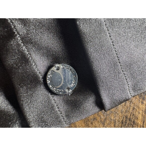 Calvin Klein One Piece Swimsuit Brown Shimmer One Strap Size 4 - Picture 6 of 9